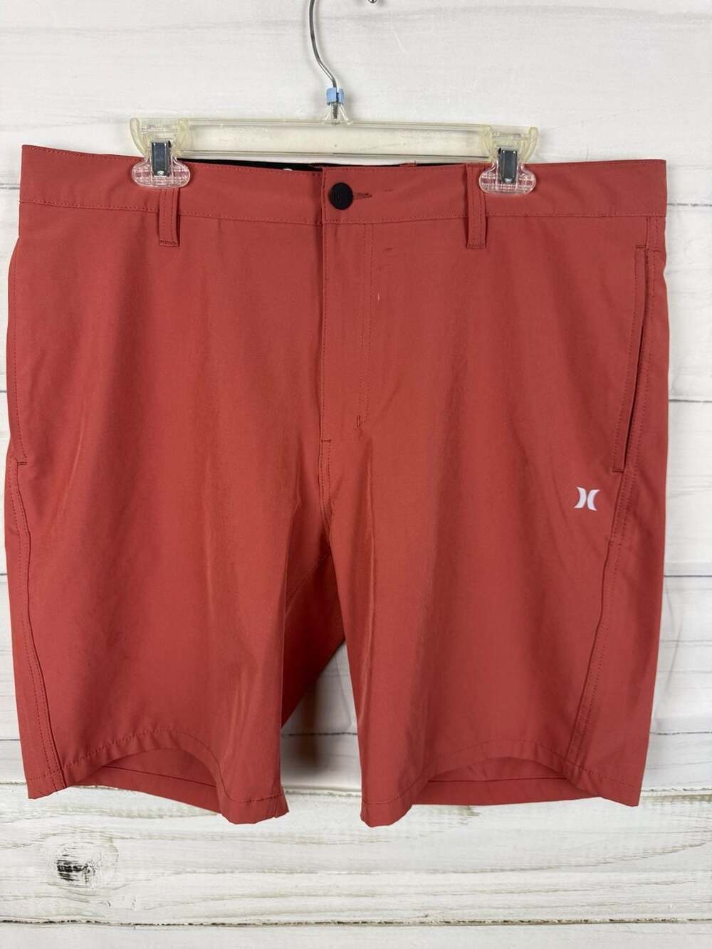 Hurley Men's All Day Hybrid Quick Dry Stretch Shorts Size 38 Redwood A-14